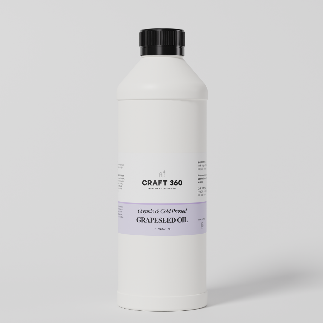 Organic Grapeseed Oil - Cold Pressed