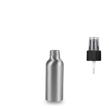Aluminium Bottle - (Serum Pump) - 100ml - 24mm (24/410)