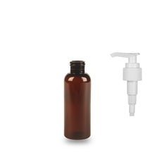 Recycled Plastic Bottle rPET - 'Tall Boston' - 100ml - (Lotion Pump) - 24mm (24/410)