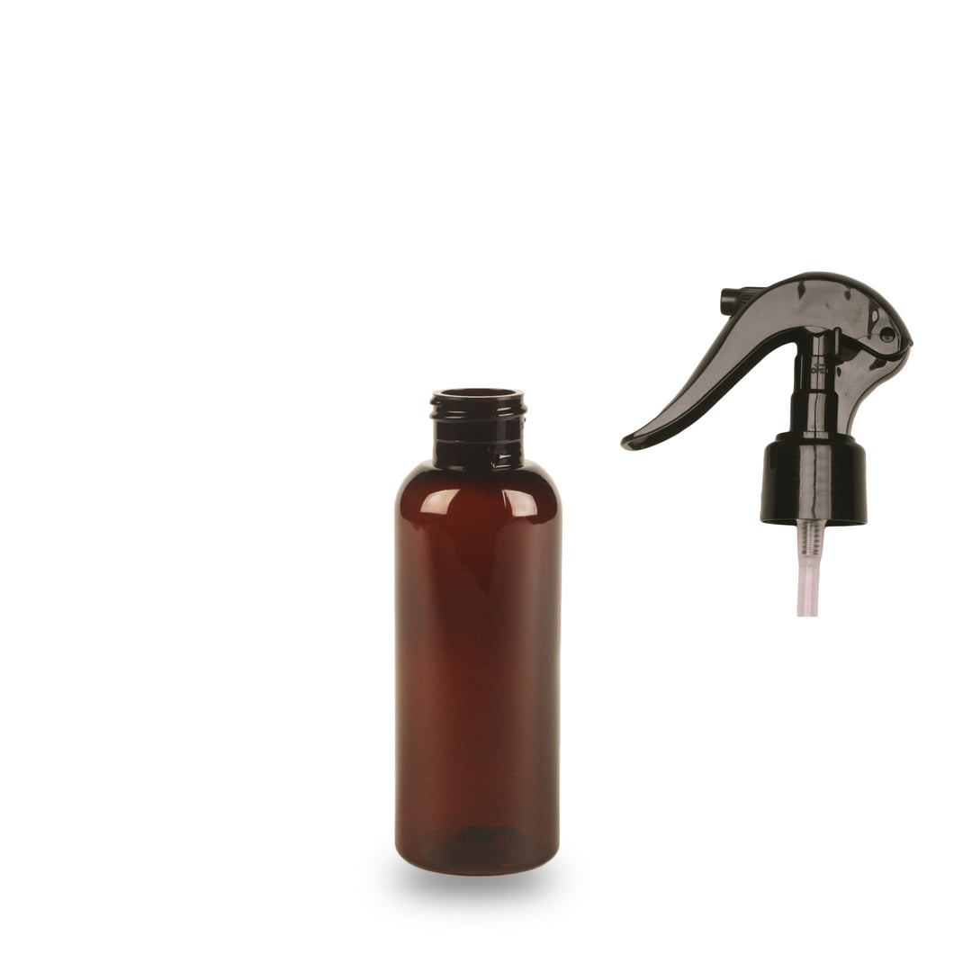 Recycled Plastic Bottle rPET - 'Tall Boston' - 100ml - (Trigger Spray) - 24mm (24/410)