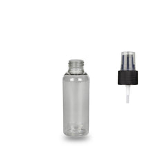 Recycled Plastic Bottle rPET - 'Tall Boston' - 100ml - (Serum Pump) - 24mm (24/410)