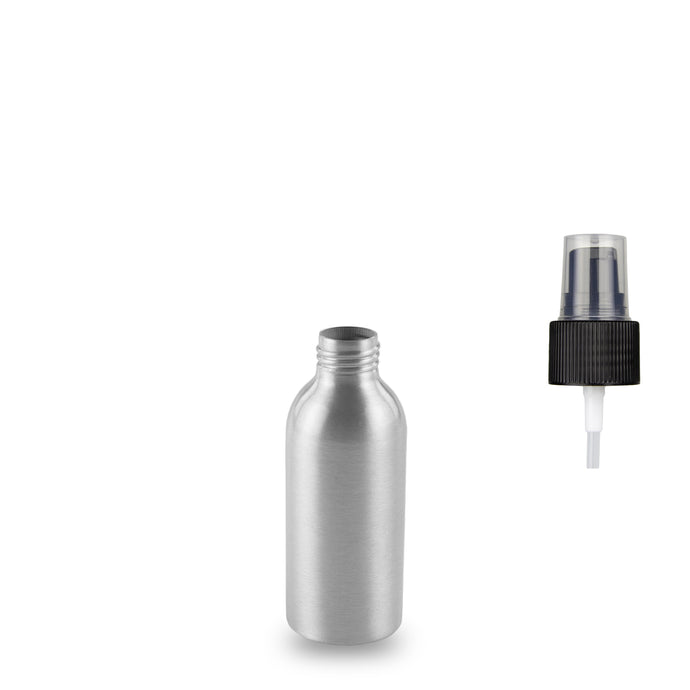 Aluminium Bottle - (Serum Pump) - 125ml - 24mm (24/410)