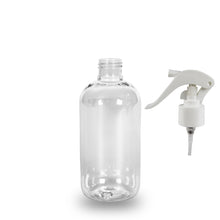Plastic Bottle rPET - 'Squat Boston' - 250ml - (Trigger Spray) - 24mm (24/410)