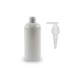 Plastic Bottle PET - 'Squat Boston' - 250ml - (Lotion Pump) - 24mm (24/410)