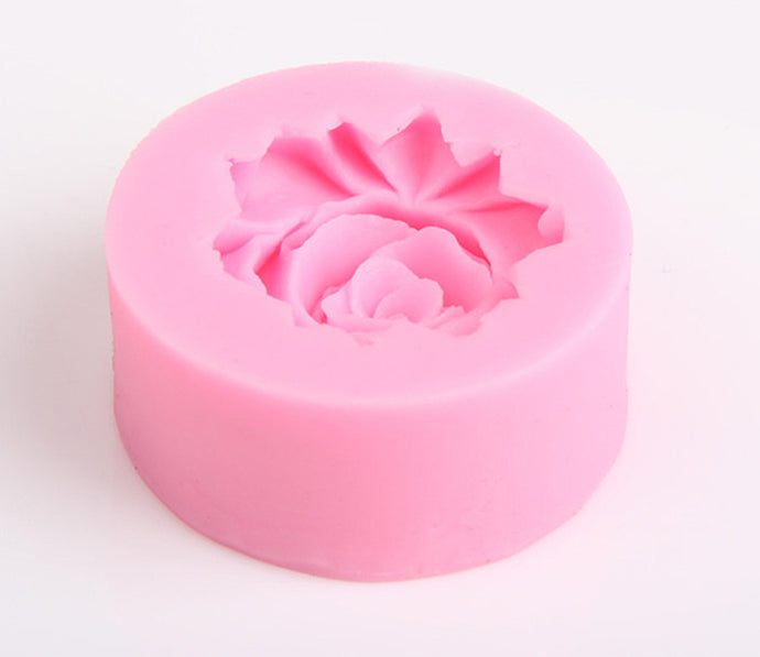 Mini Rose Flower Mould - 3ml