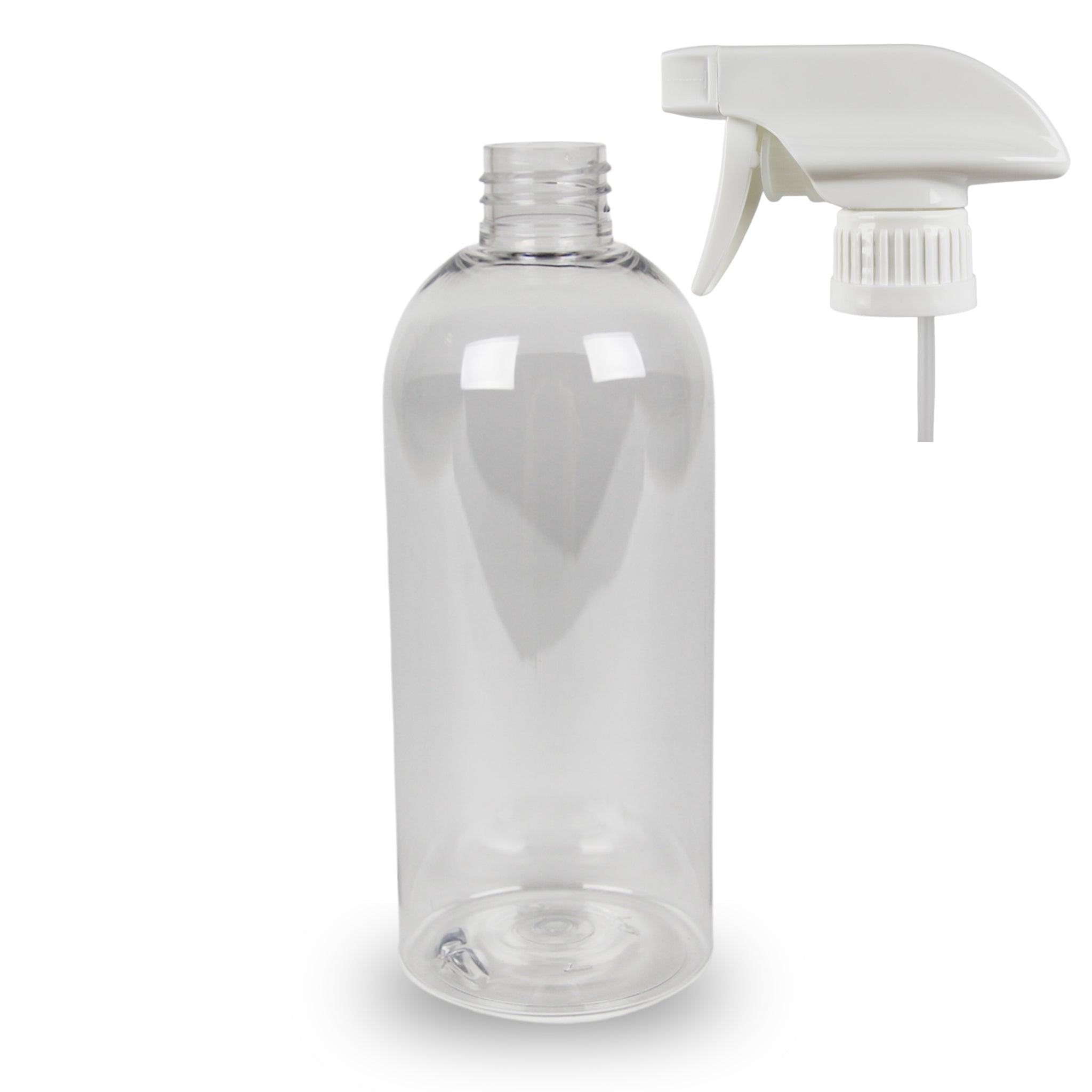 Plastic Bottle PET 'Semi Squat' - 500ml - (Trigger Spray) - 28mm (28/410)
