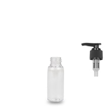 Plastic Bottle PET - 'Tall Boston' - 50ml - (Lotion Pump) - 24mm (24/410)