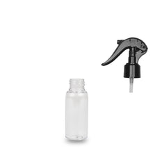 Clear Plastic Bottle PET - 'Tall Boston' - 50ml - 24mm (24/410)