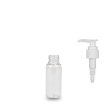 Plastic Bottle PET - 'Tall Boston' - 50ml - (Lotion Pump) - 24mm (24/410)