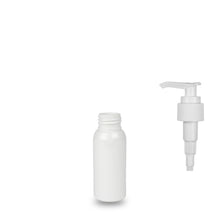 Plastic Bottle PET - 'Tall Boston' - 50ml - (Lotion Pump) - 24mm (24/410)