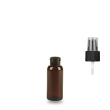 Plastic Bottle PET - 'Tall Boston' - 50ml - (Serum Pump) - 24mm (24/410)
