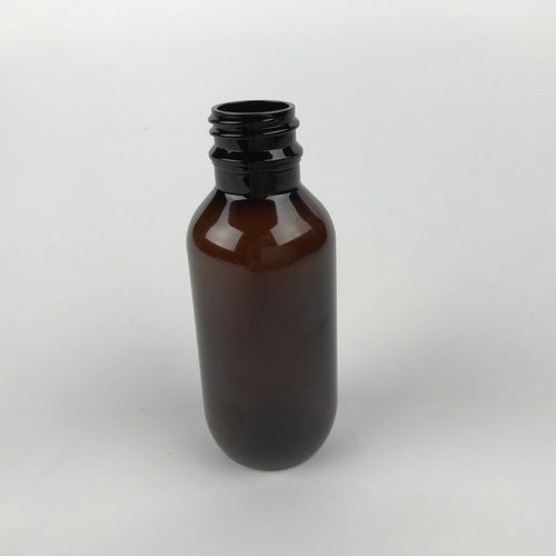 Plastic PET Amber Pharma Bottle 100ml - Tamper Evident - ($0.11 per unit) CLEARANCE SALE - 24mm (Full Carton of 428)